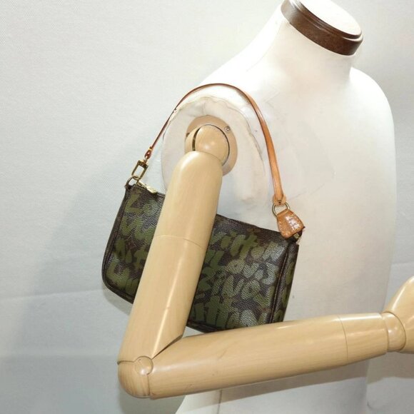 LOUIS VUITTON Monogram Graffiti Pochette Accessoires Pouch M92191 LV Auth 49463V - Picture 3 of 16